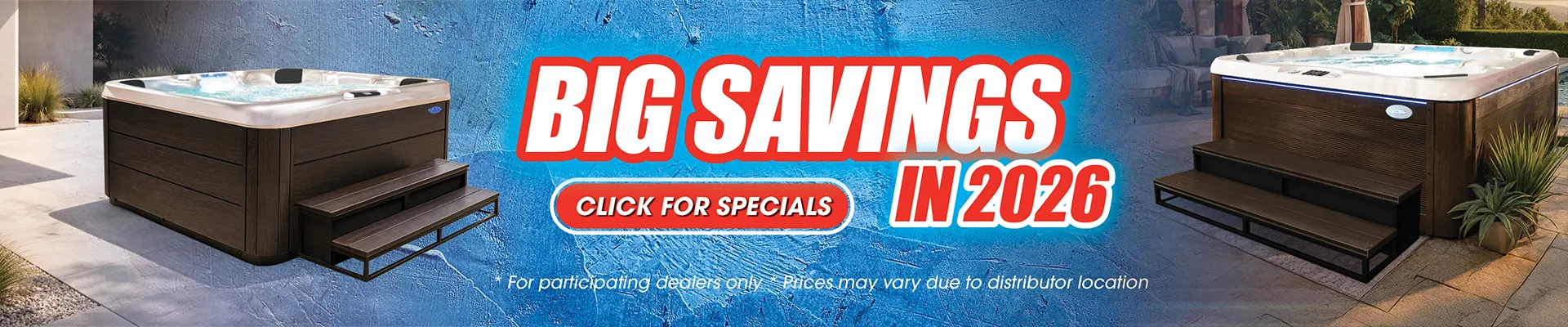 Calspas hot tub being used in a family setting - Colton