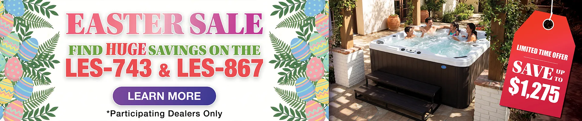 Calspas hot tub being used in a family setting - Colton